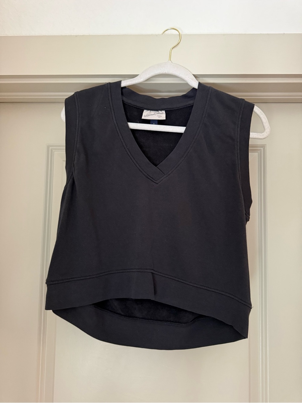 Sleeveless V-Neck Black Top Target